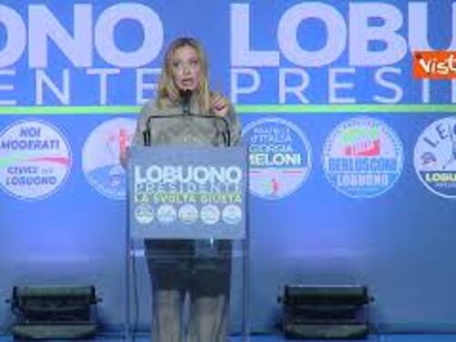 Meloni: Sinistra ai margini della politica per la sua supponenza, io ascolto solo il popolo