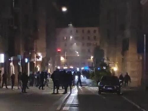 Scontri a Genova