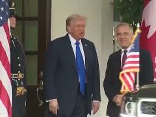Trump riceve premier Canada Mark Carney alla Casa Bianca