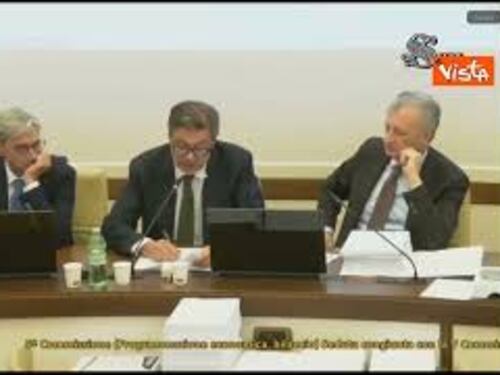 Giorgetti presenta Dpfp: Crescita Pil in accelerazione, ma stima anno prudenziale