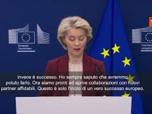 Von der Leyen: Stop al gas russo dal 2027, giorno storico per Ue