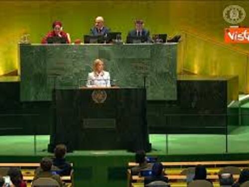 Meloni: Nell'80esimo anniversario Onu serve coraggio di cambiare questa nostra organizzazione