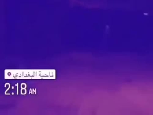 Le immagini dei missili sulla base Usa in Iraq