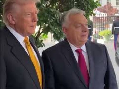 Trump riceve il premier ungherese Orban alla Casa Bianca
