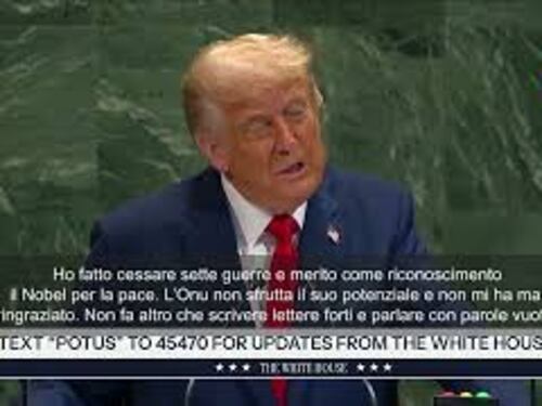 Trump: "Ho fatto cessare sette guerre, merito il Nobel per la pace"