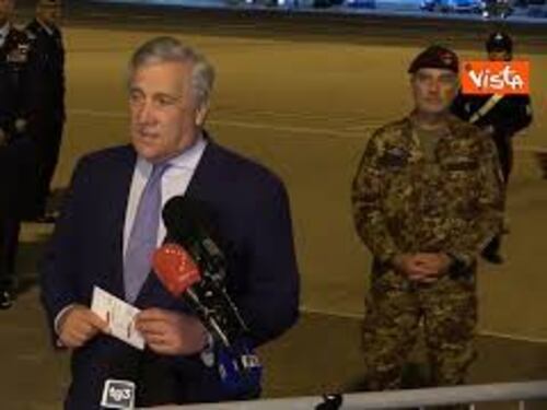 Tajani: Aiutiamo popolo palestinese perché non abbiamo interrotto dialogo con Israele