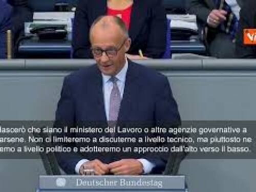 Merz: Priorità assoluta è riformare reddito cittadinanza. Vale la pena andare a lavorare