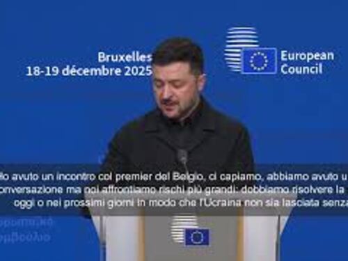 Confisca asset russi, Zelensky: Capisco il Belgio, ma noi corriamo rischi più grandi