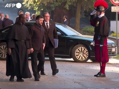 Zelensky incontra il Papa a Castel Gandolfo