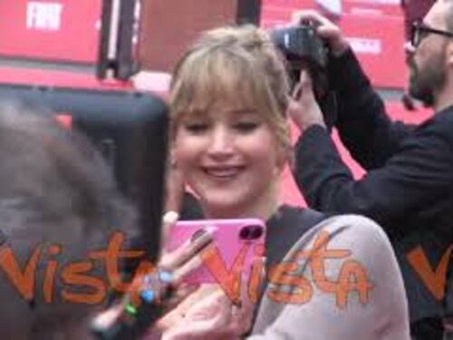 Jennifer Lawrence sul red carpet della Festa del Cinema di Roma