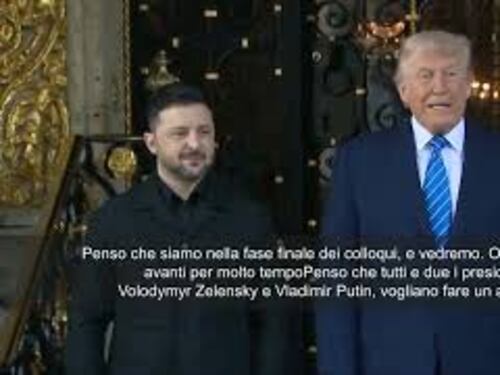 Trump riceve Zelensky a Mar-a-Lago: Penso che siamo nelle fasi finali dei colloqui