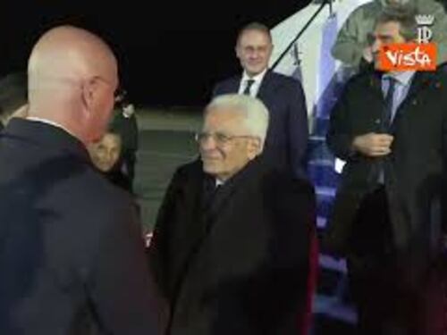 Il Presidente della Repubblica Sergio Mattarella arriva ad Astana in Kazakistan
