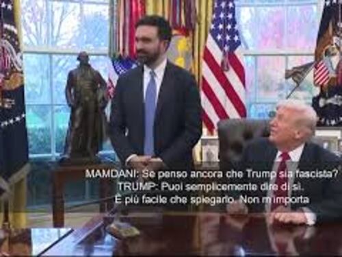 Trump riceve sindaco NY Mamdani alla Casa Bianca: "Dice che sono fascista? No problem"