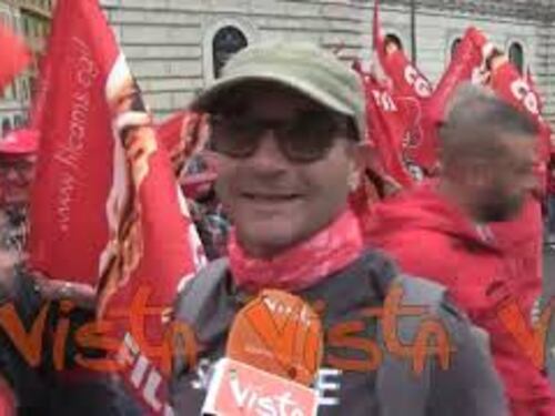 Le voci dei manifestanti al corteo della Cgil a Roma: "Siamo in una dittatura del capitale"