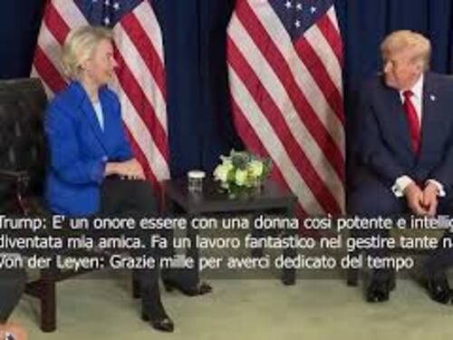 Trump dopo le critiche all'Ue incontra Von der Leyen: Donna intelligente, fa lavoro fantastico