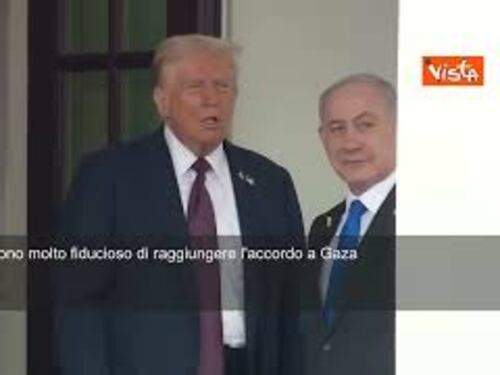 Trump riceve premier israeliano Netanyahu: Fiducioso di raggiungere accordo a Gaza