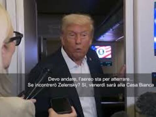Trump: Se incontrerò Zelensky? Venerdì sarà alla Casa Bianca
