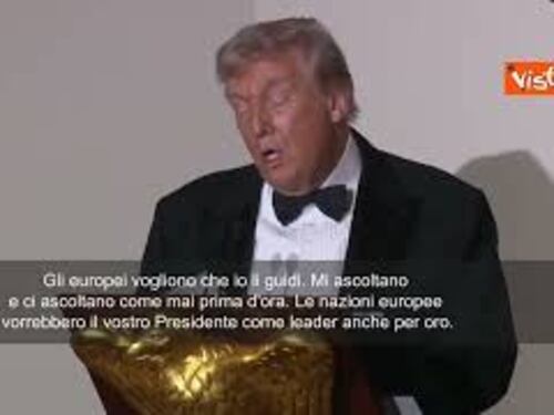 Trump: Gli europei vogliono che io li guidi