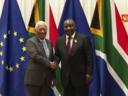 G20 Sudafrica, von der Leyen e Costa incontrano Presidente Ramaphosa a Johannesburg