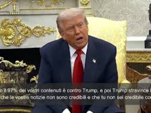 Caso Epstein, Trump: "ABC diffonde fake news, bisognerebbe revocargli la licenza"
