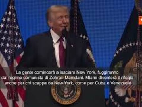 Trump: A New York ci sarà regime comunista, gente se ne andrà e Miami diventerà un rifugio