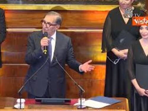 La Russa al Concerto di Natale al Senato: Che il 2026 sia l'anno della pace