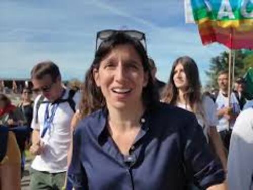 Schlein alla marcia della pace Perugia-Assisi: Riconoscere la Palestina e liberare la Cisgiordania