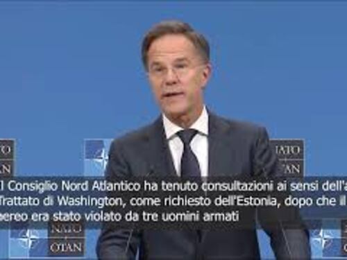 Jet russi in Estonia, Rutte: Consiglio Nato si è consultato su violazione spazio aereo