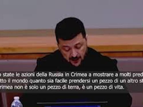 Zelensky: La Crimea non è un pezzo di terra ma di vita