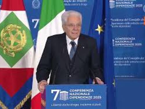Lotta alle dipendenze, Mattarella: Serve un impegno corale