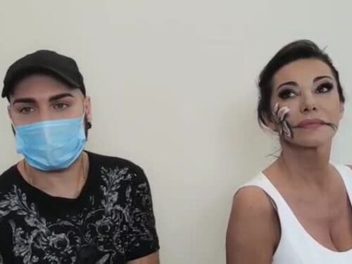 Luca Luce, make up artist che dipinge il trucco in 3D