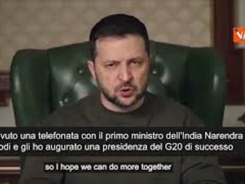 Zelensky: "Discussa formula pace con premier indiano Modi, conto su suo sostegno"