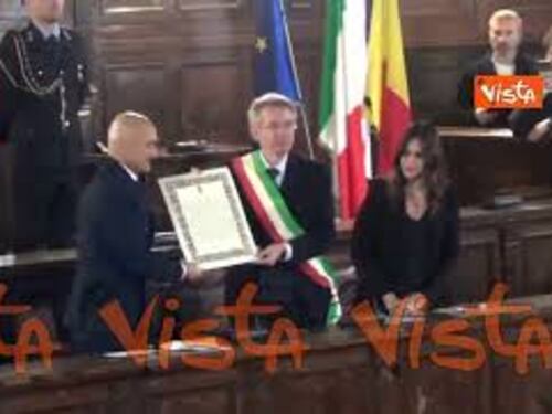 Spalletti riceve la cittadinanza onoraria a Napoli