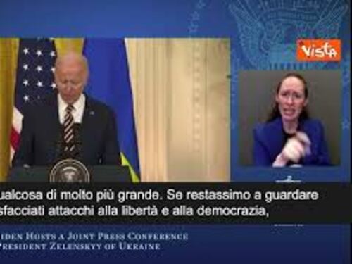 Biden: "Non sarete mai soli, vostra lotta parte di qualcosa di più grande"