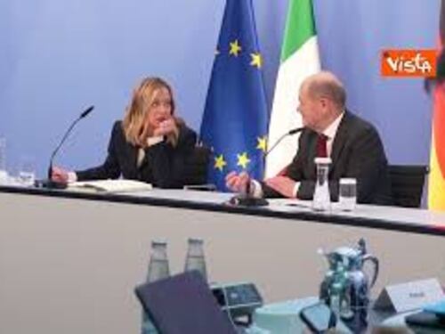 Meloni da Scholz a Berlino, partecipano insieme al G20 virtuale