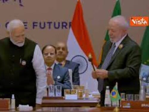 Modi chiude il G20 in India e passa il "martelletto" a Lula