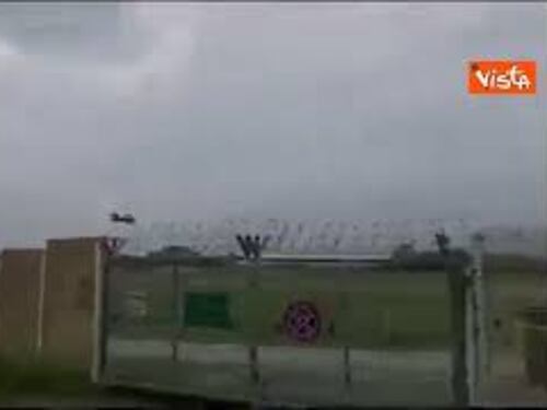 Incidente aereo a Torino, si schianta mezzo delle Frecce Tricolori