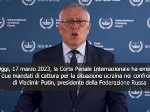 SOTTOTITOLI Emesso mandato di arresto per Putin, l'annuncio della Corte Penale Internazionale
