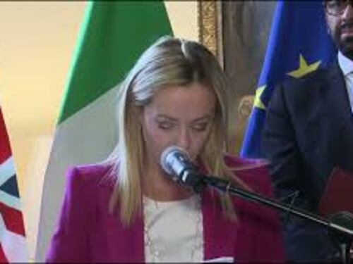Meloni: "Memorandum rende ancora più solidi legami con Londra, nuova fase di cooperazione"