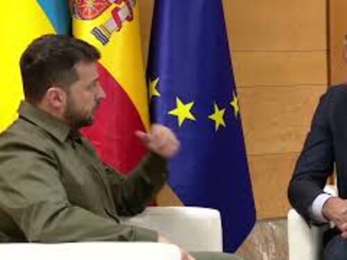 Zelensky incontra Sanchez al vertice della Comunità politica europea di Granada