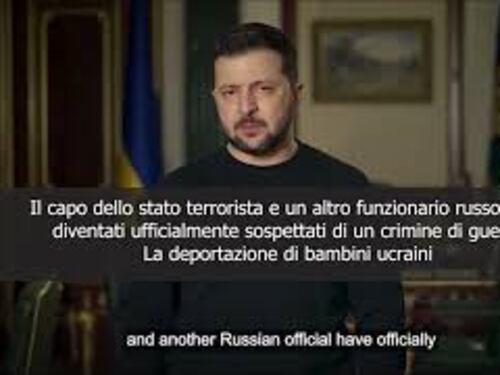 Mandato d'arresto per Putin, Zelensky: Decisione storica
