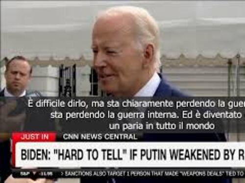 Gaffe di Biden: Putin sta perdendo la guerra in Iraq