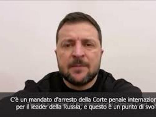 SOTTOTITOLI Zelensky: Mandato d'arresto per Putin punto di svolta