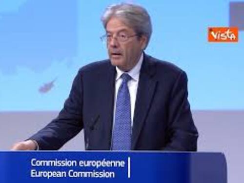 Gentiloni: "Crescita italiana rallenta nel 2023 per inflazione e contrazione investimenti"