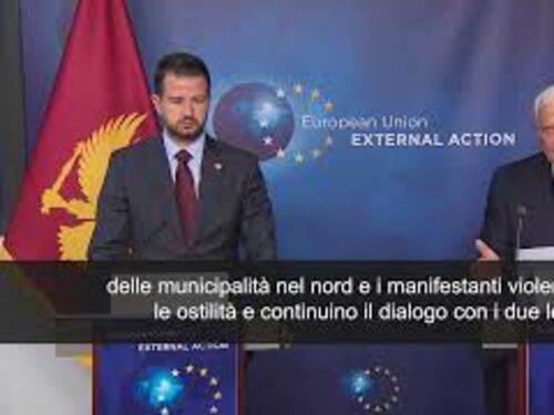 Borrell: "Pristina cessi le operazioni di polizia nel nord"