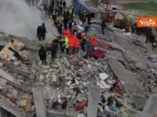 Terremoto Siria, le immagini della devastazione dall'alto