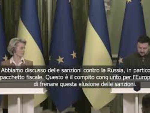 Zelensky: "Con più sanzioni Russia si avvicinerà alla sconfitta"