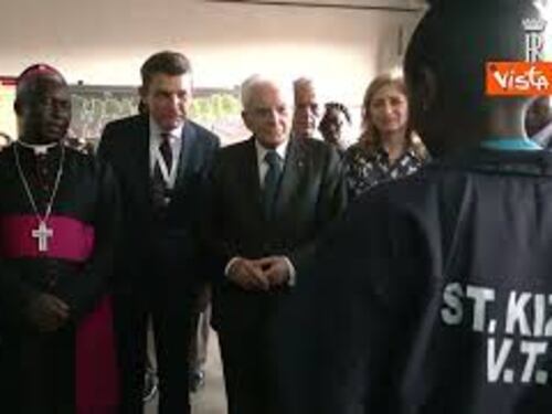 Mattarella in Kenya visita centro di formazione professionale San Kizito