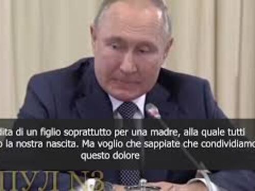 Putin incontra madri dei soldati: Condividiamo il dolore per la perdita dei vostri figli