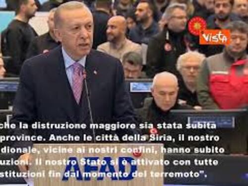 SOTTOTITOLI Terremoto Turchia, Erdogan: “Il più grande disastro dal 1939”